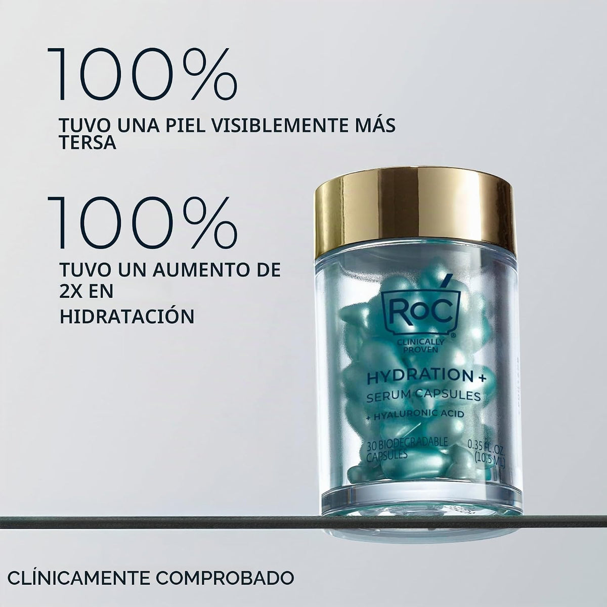 RoC Multi Correxion - Cápsulas de suero nocturno de ácido hialuróni...