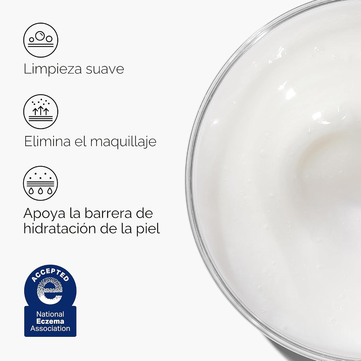 The Ordinary Limpiador en crema glicolípido, eliminación suave de m...