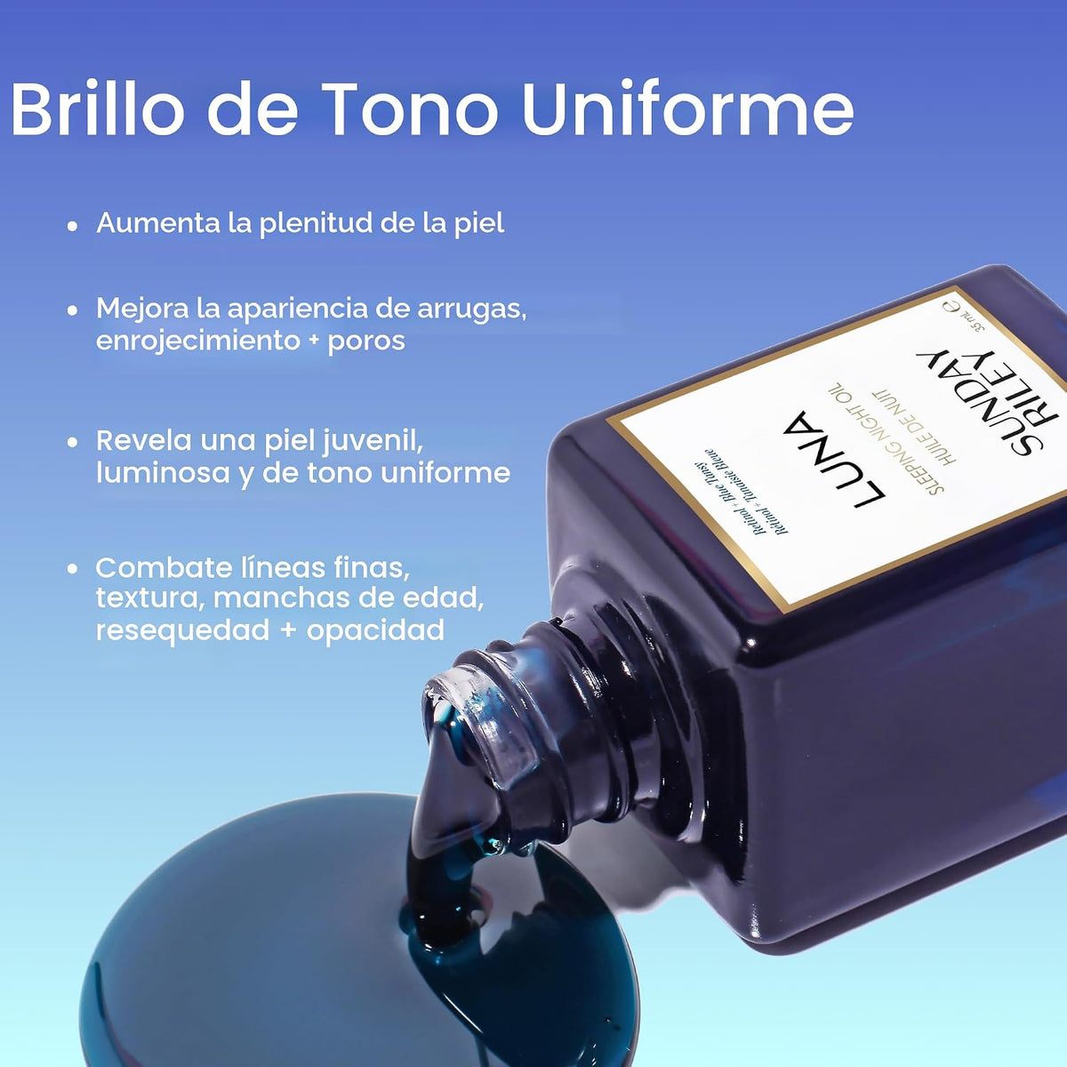 Sunday Riley Luna - Aceite nocturno antienvejecimiento con retinol...