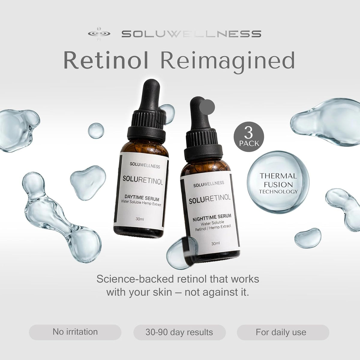 Suero de retinol para arrugas faciales \u2013 Sistema renovador de...