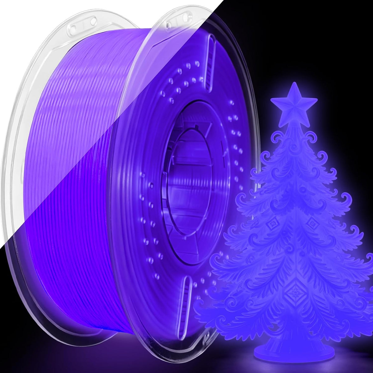 Colourbing Filamento PLA + que brilla en la oscuridad de 0.069 pulg...
