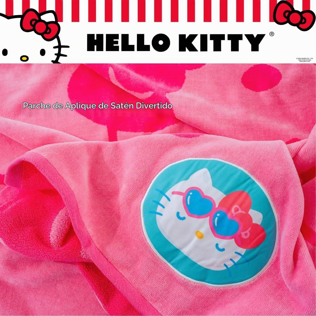 Franco Luxe Sanrio Hello Kitty - Toalla de baño de algodón de gran...