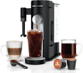 Ninja Pod & Grounds - Cafetera especializada de una sola porción, compatible con cápsulas K-Cup, prepara café molido, diseño compacto, espumador de leche incorporado, depósito de 56 oz