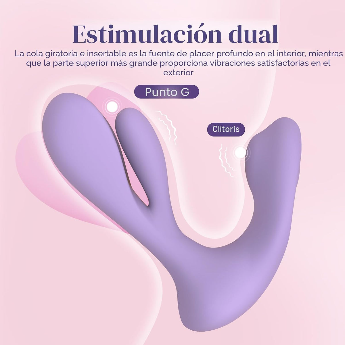 Tracy's Dog Swirlii - Vibrador giratorio de clítoris para el pu...
