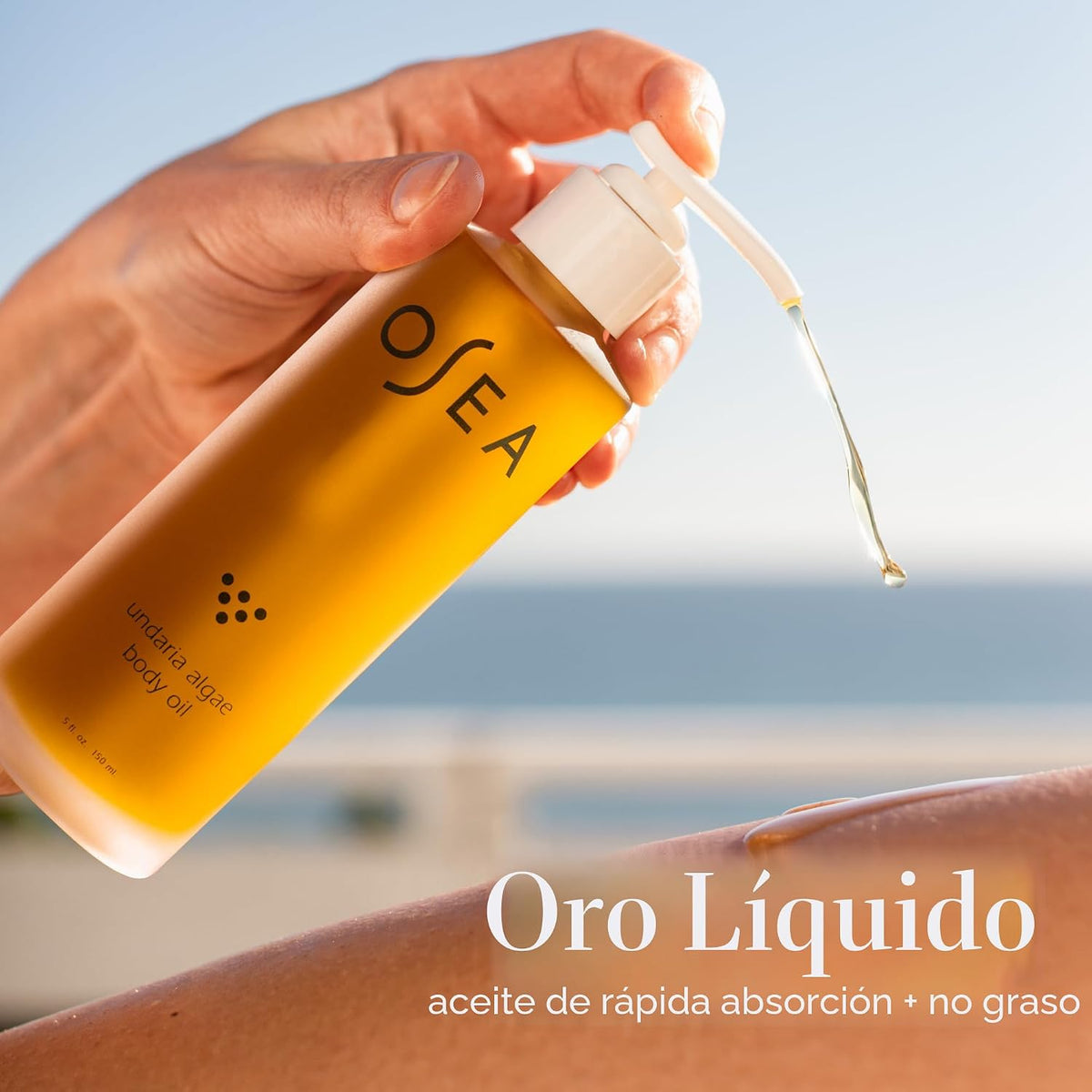 Undaria - Aceite corporal de algas 5 onzas | Mejora la elasticidad...
