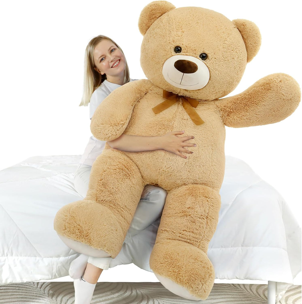 MorisMos Oso de Peluche Gigante Animal de Peluche 4 Pies, 51'&#...