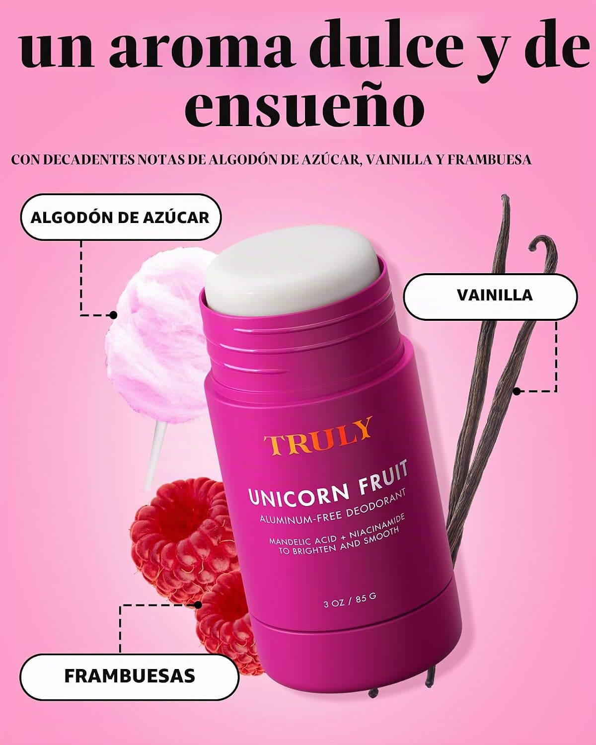 Truly Beauty Unicorn Fruit Skin Desodorante Iluminador | Sin Alumin...