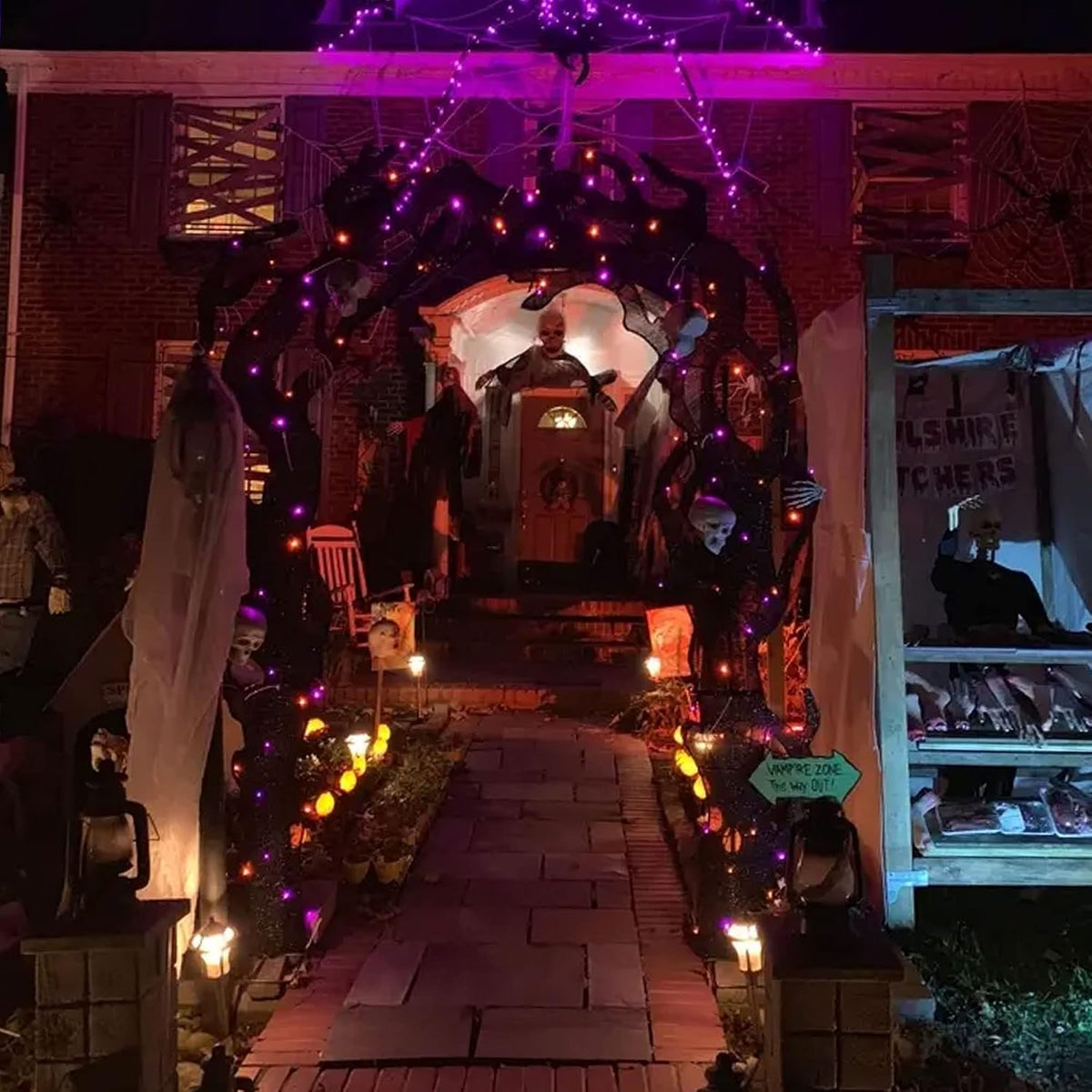 TW SHINE Luces de Halloween, 400 LED de 132 pies de luces de Hallow...
