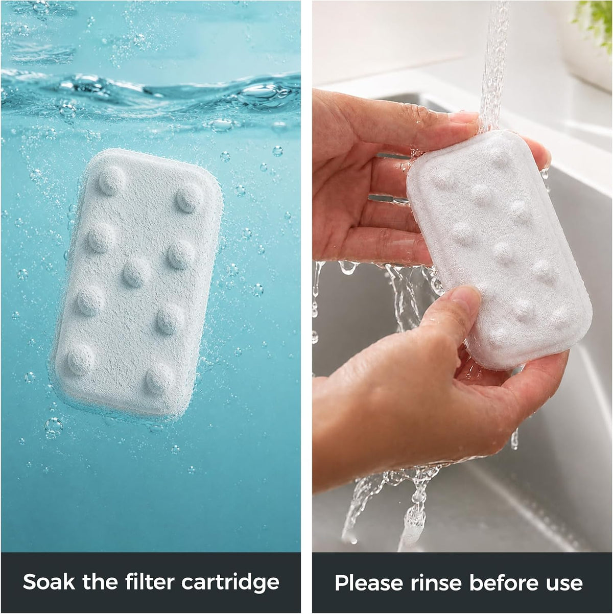 Filtro de repuesto para fuente de agua para gatos, 8 filtros de alg...
