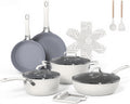 Ammeloo Juego de utensilios de cocina de cerámica acanalada de 15 p...