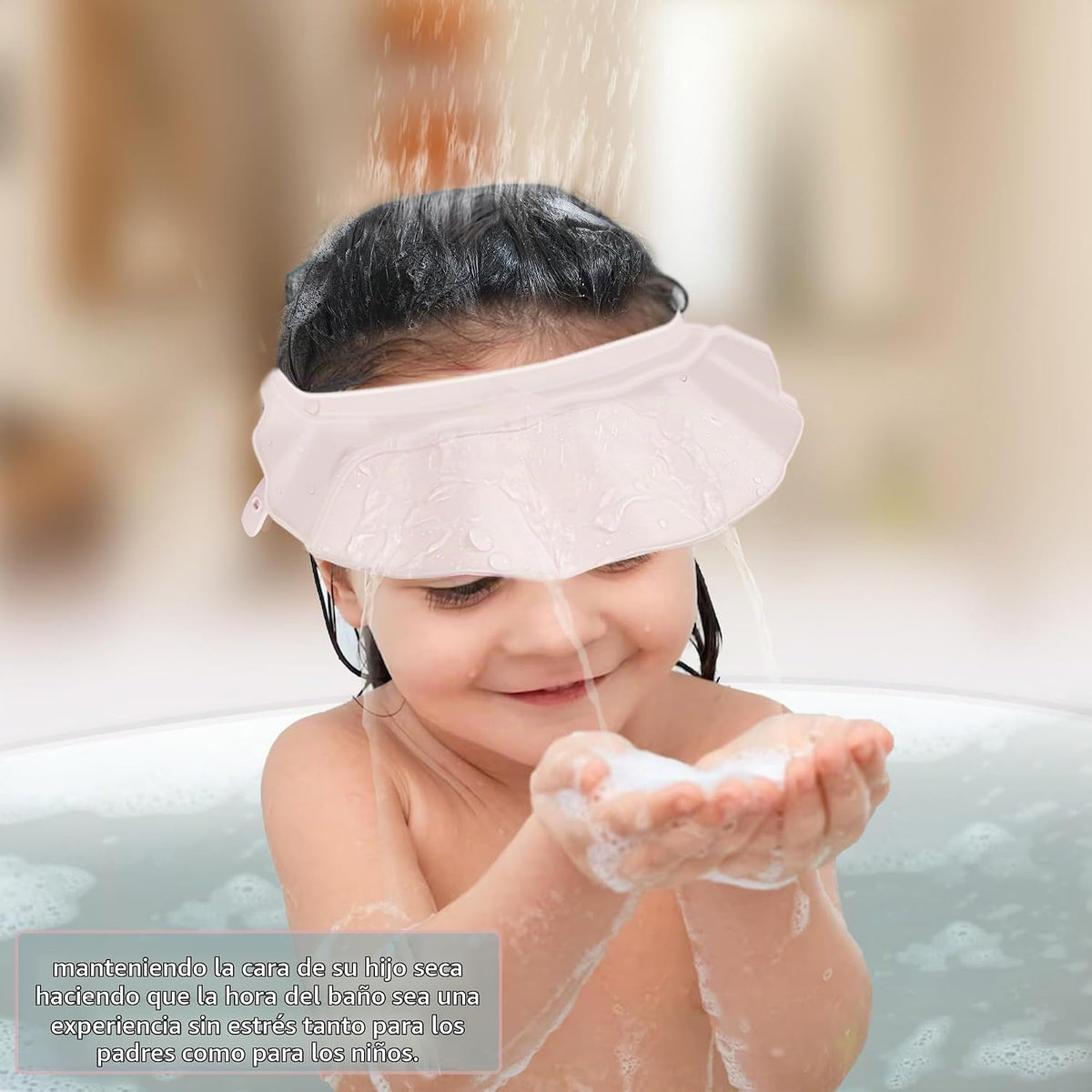 KOMIDK - Gorro de ducha para bebés y niños | Gorro de ducha ajustab...