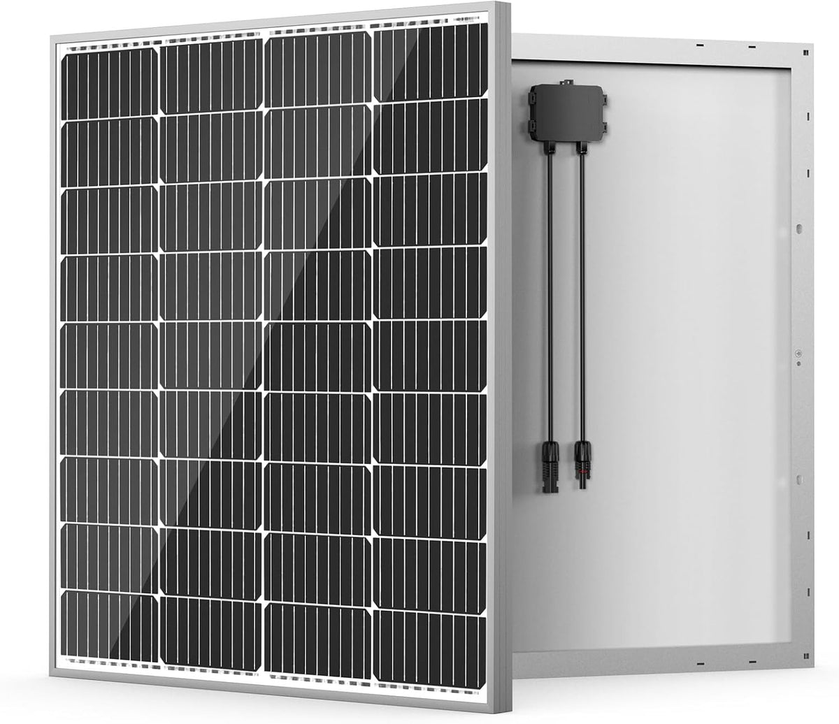 Panel solar HQST 100W 12V, 9BB, 23% de alta eficiencia, celdas de...