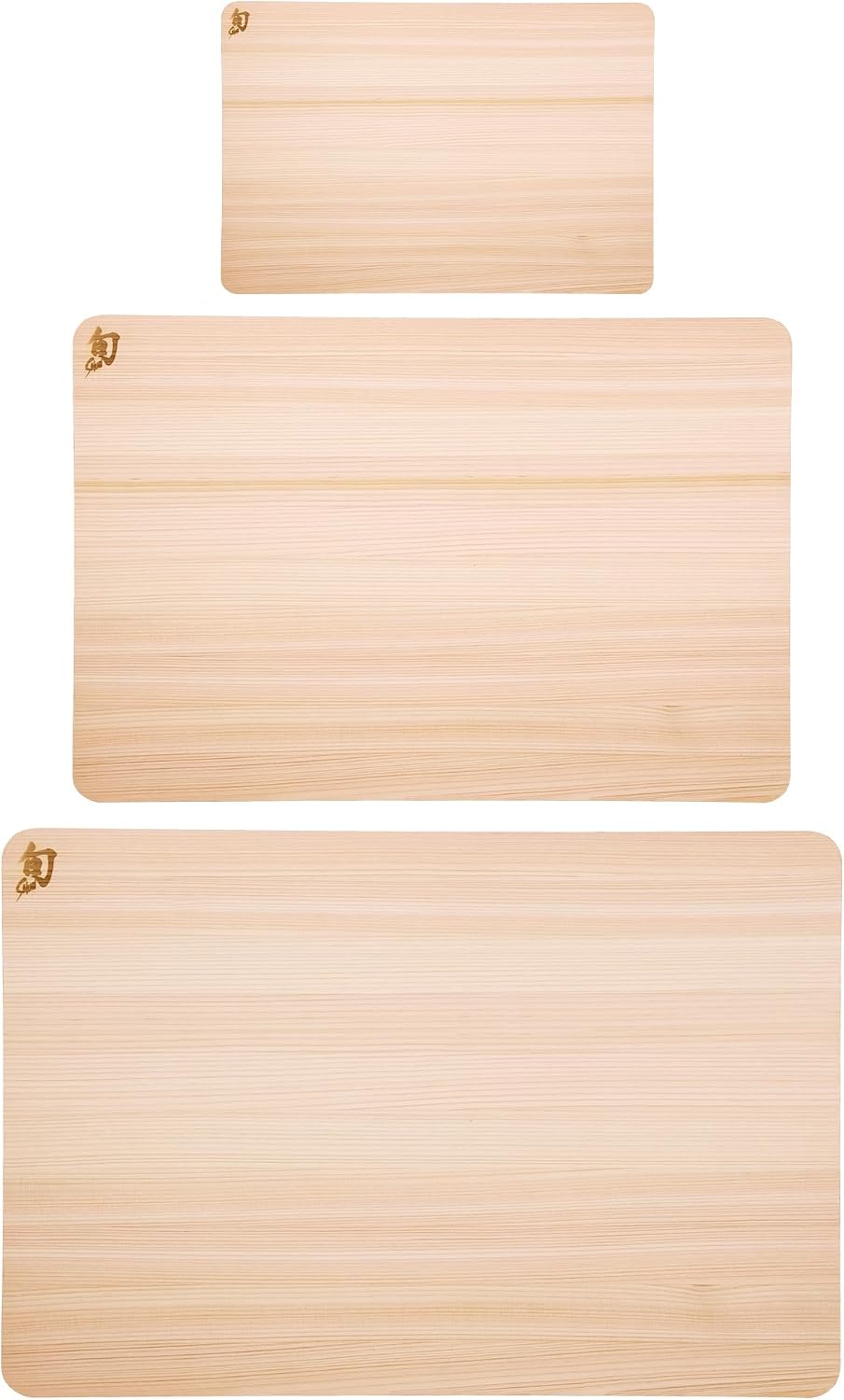 Shun Cutlery Hinoki - Juego de tablas de cortar (3 piezas) | Tablas...