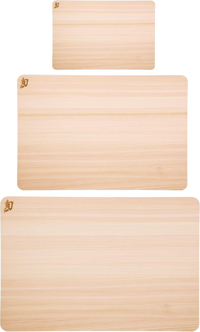 Shun Cutlery Hinoki - Juego de tablas de cortar (3 piezas) | Tablas...