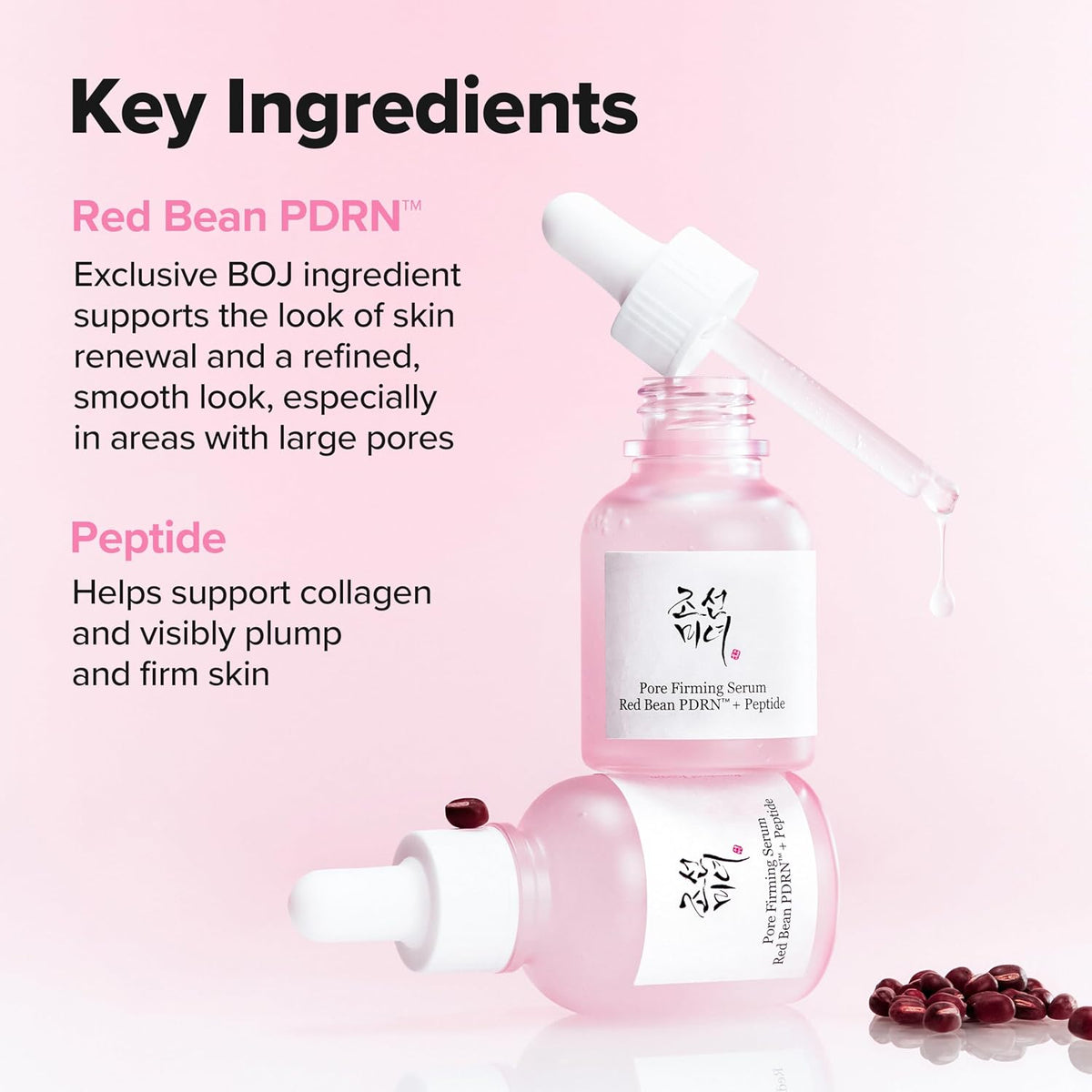 Beauty of Joseon Suero reafirmante de poros Red Bean PDRN™ + Peptid...