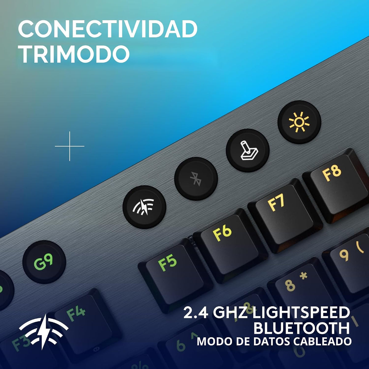 Logitech G915 X Lightspeed Teclado inalámbrico para juegos (Clicky)...