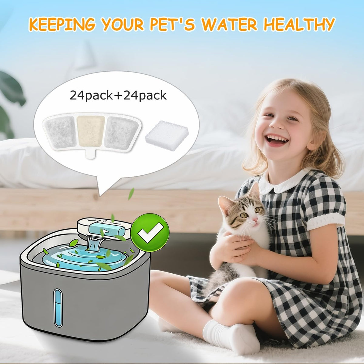 PW04 - Paquete de 12 filtros inalámbricos para fuente de agua dura,...