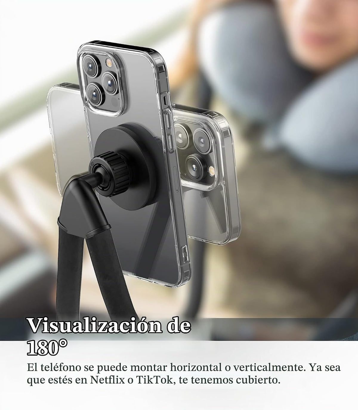 ENCASED Soporte de teléfono para iPhone \u2013 Brazo magnético de c...