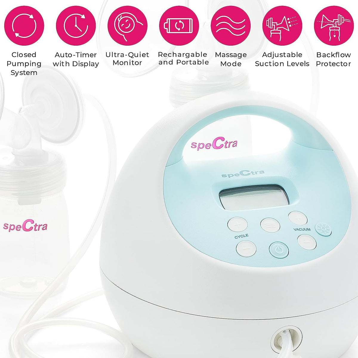 Spectra Baby USA - S1 Extractor de leche doble\/simple eléctrico de...