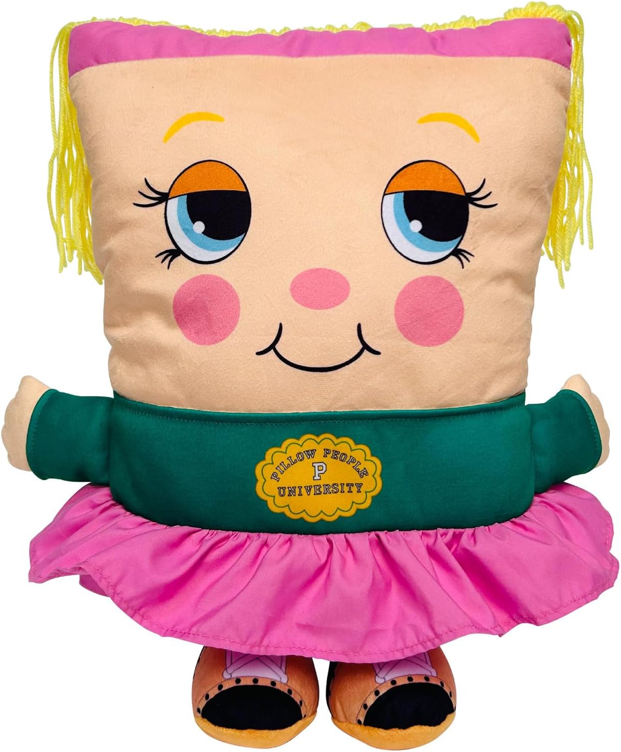 Pillow People: Jill College Plush - Juguete y almohada 2 en 1, amig...