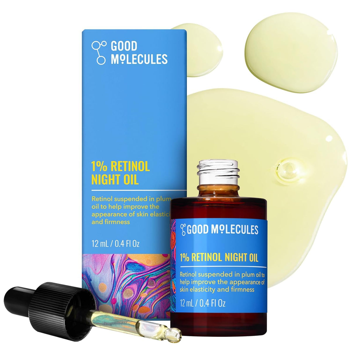 Good Molecules 1% Retinol Night Oil, aceite facial de retinol con a...