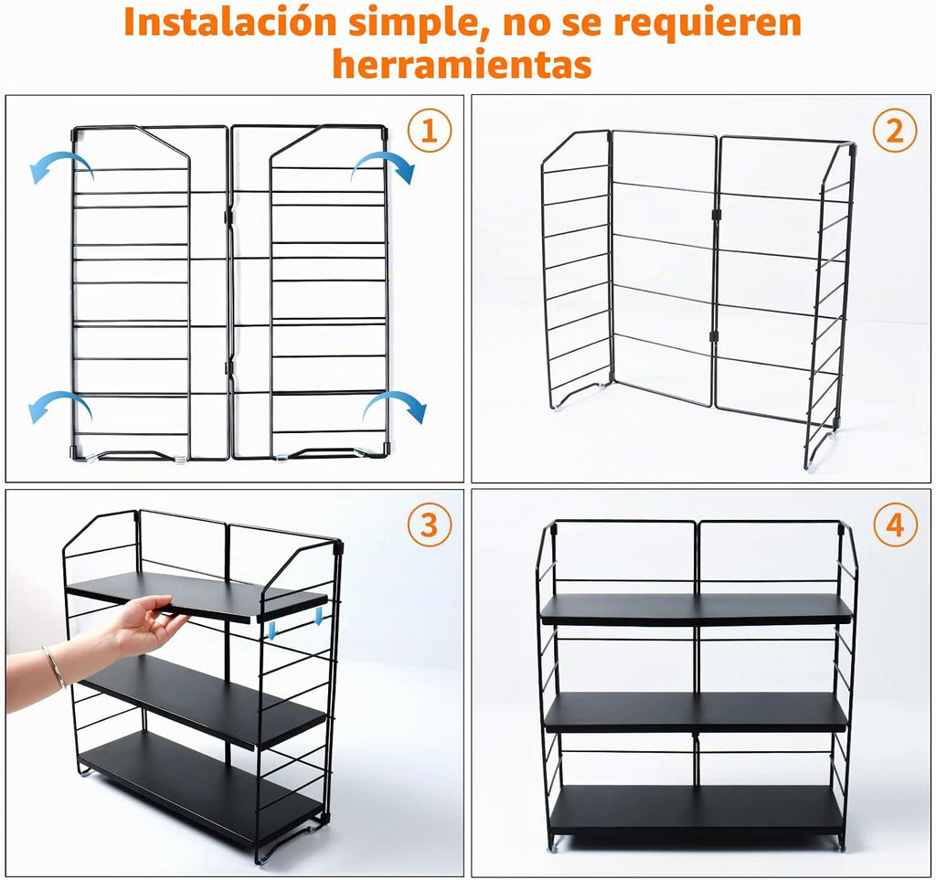 BOIVSHI Organizador de encimera de baño, organizador de encimera de...