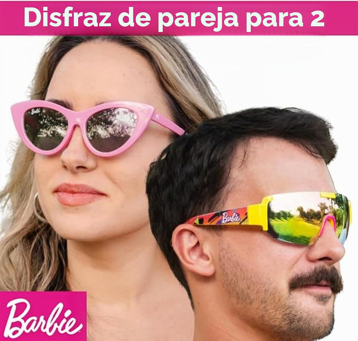 Sun-Staches Gafas de sol Barbie, accesorio para disfraz de | Gafas...