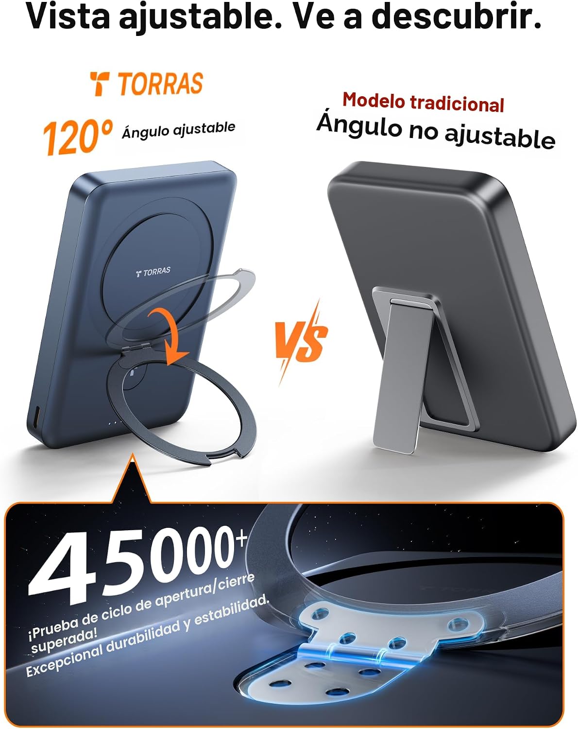 TORRAS - Cargador portátil para iPhone 18 Pro Max, banco de energía...