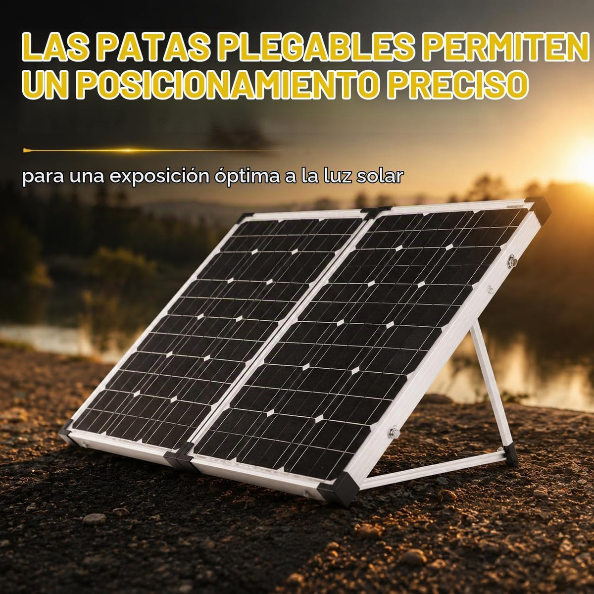 ¡Go Power! Kit de paneles solares plegables, portátiles GP-PSK-120...