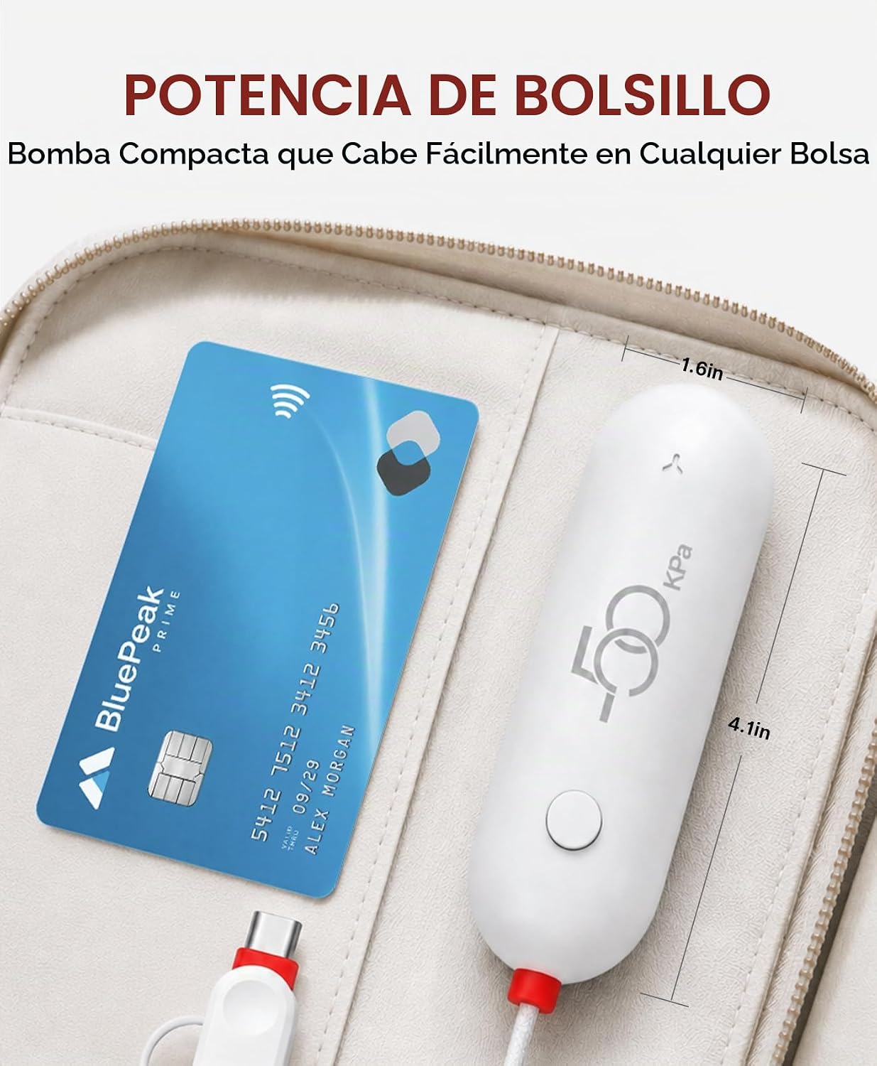 VMstr Bomba de vacío USB para bolsas de almacenamiento, bolsas de v...
