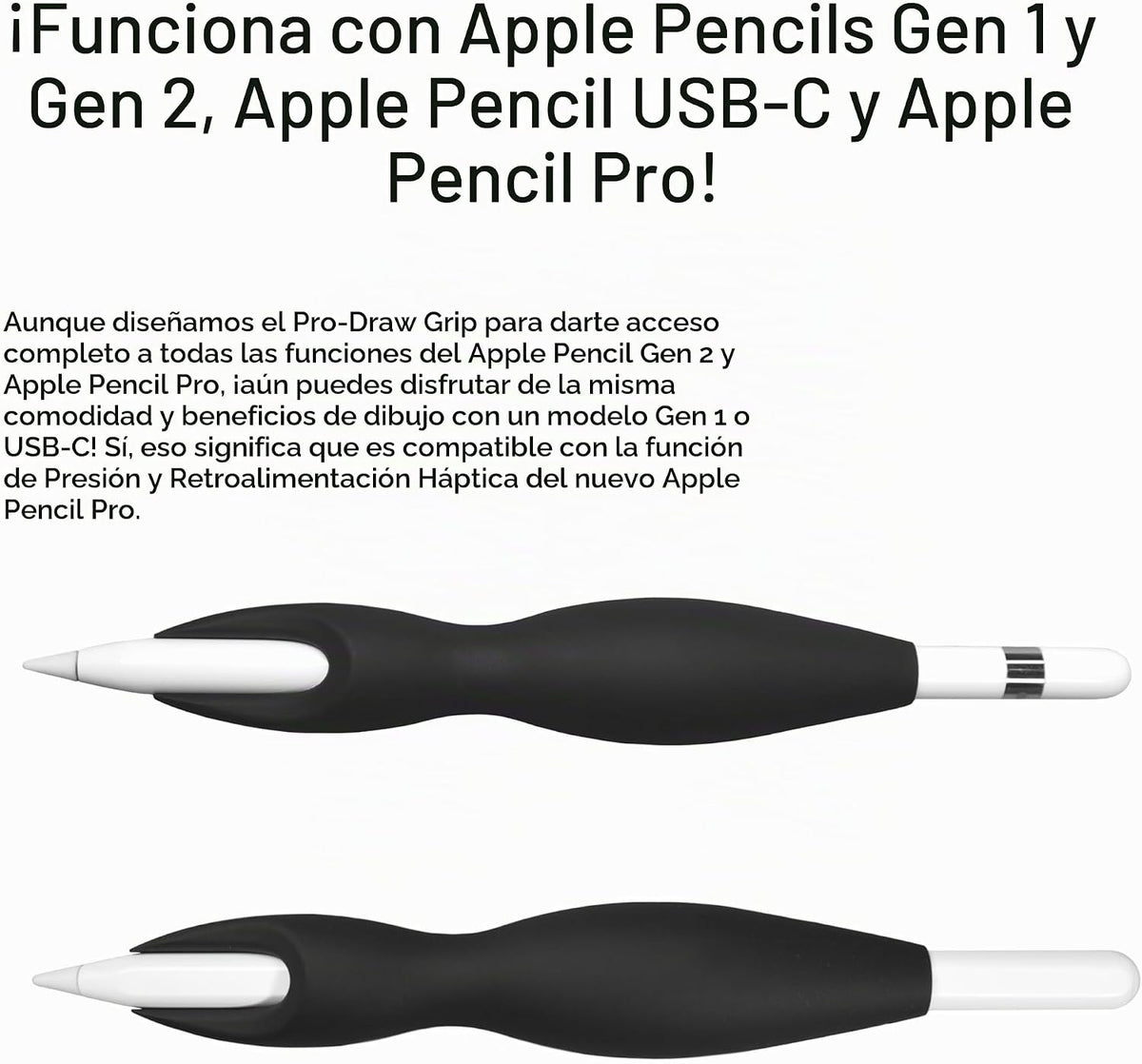 Pro-Draw El agarre para Apple Pencil Pro, lápiz Apple de 1ª\/2ª gen...