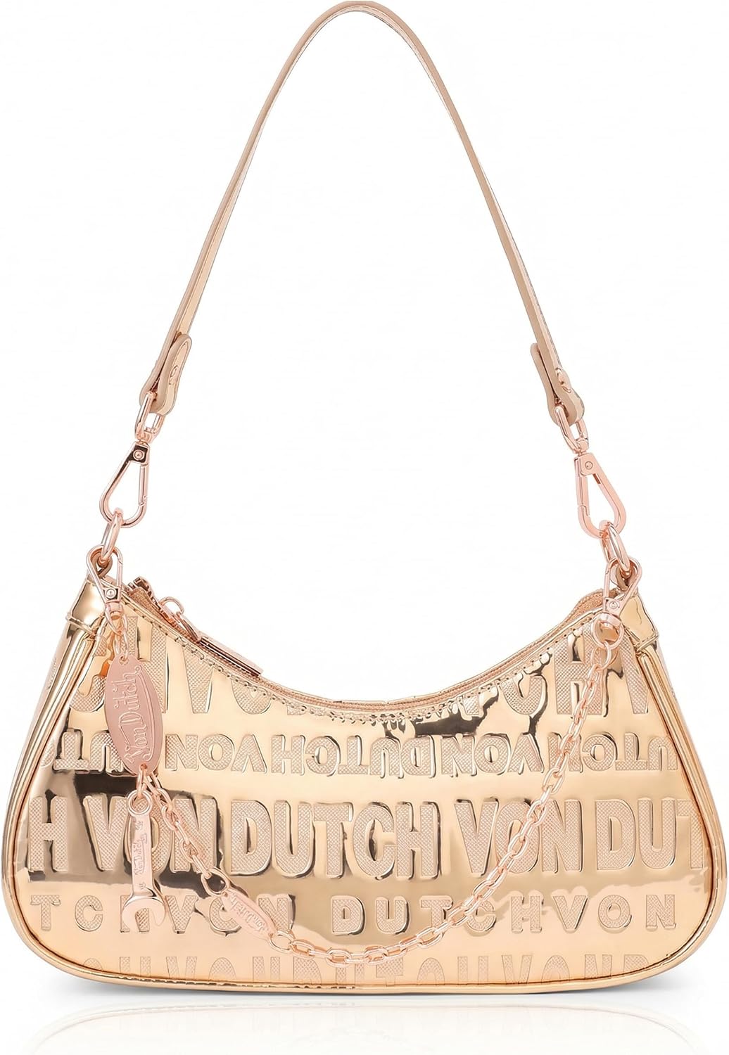 Von Dutch Bolso de hombro pequeño para mujer, cuero vegano | Bolso...