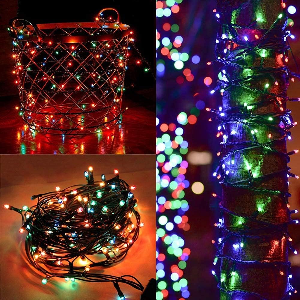 HOME LIGHTING 66 pies de luces decorativas de Navidad mini, 200 luc...