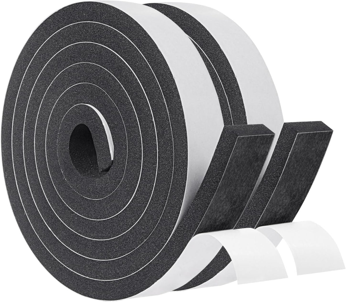 Yotache 2 rollos de cinta aislante de espuma de 1 pulgada x 3\/8 pu...