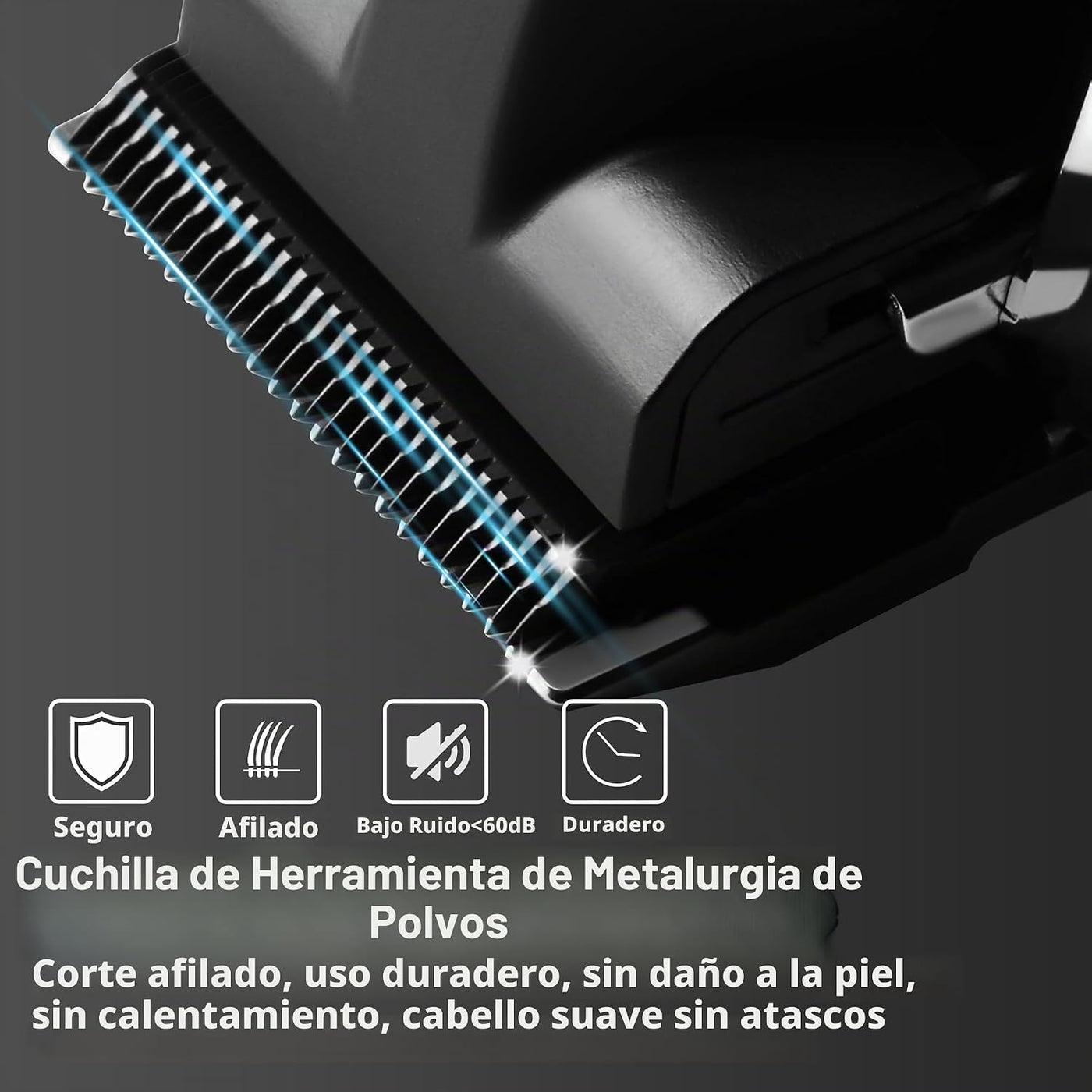 KEMEI 2290 - Cortapelos profesionales para hombres, kits de corte d...