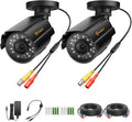 Anlapus Paquete de 2 cámaras de seguridad 1080P para sistema de vig...