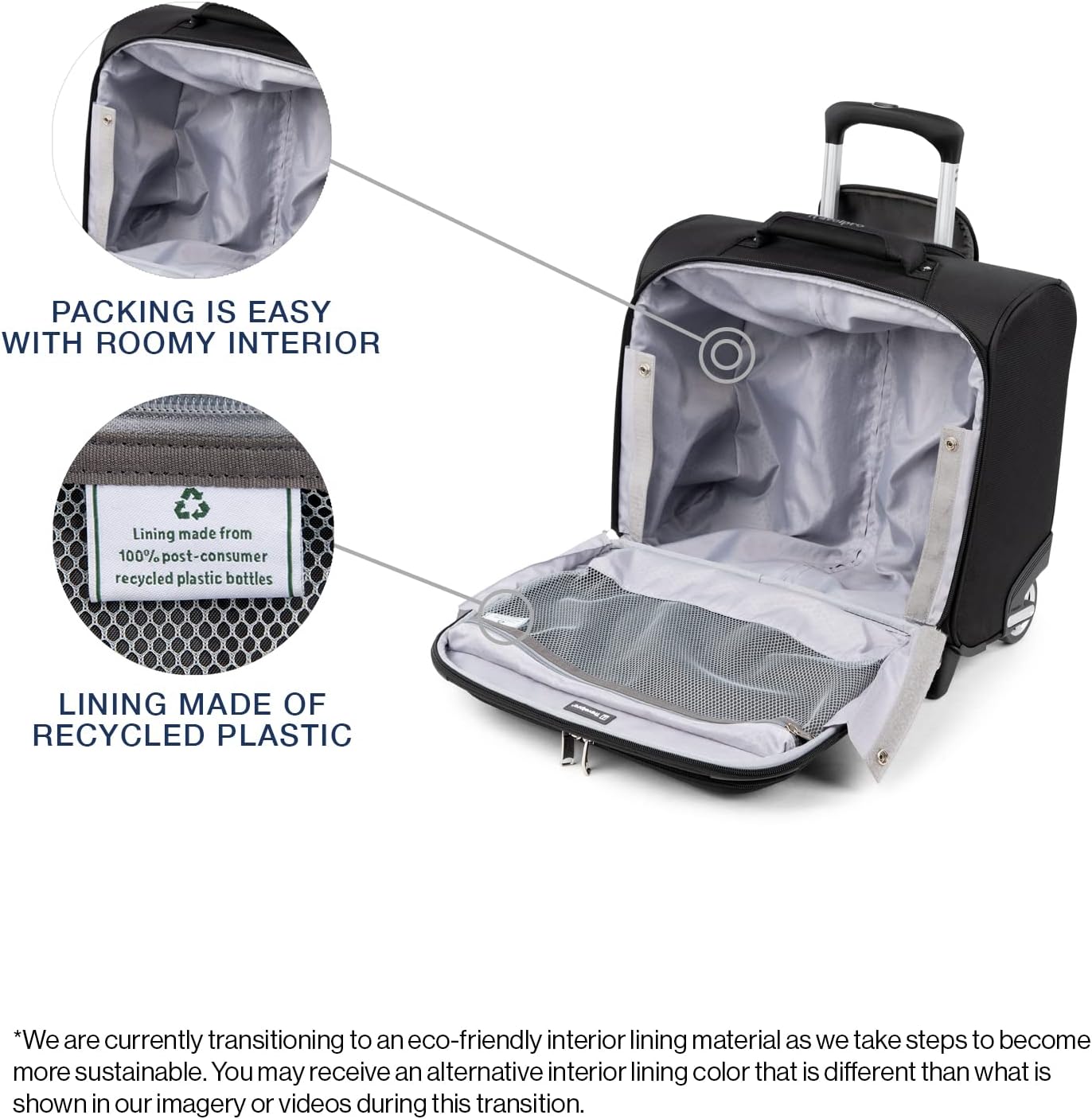 Travelpro Maxlite 5 Softside - Bolso ligero con ruedas para debajo...