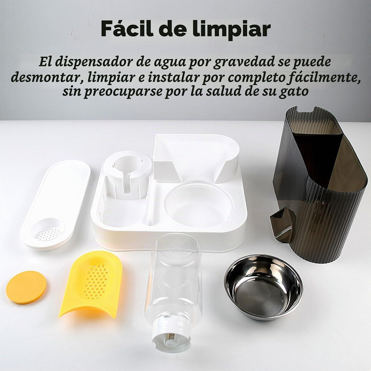 MUYG Combo de alimentador automático 2 en 1 y dispensador de agua p...