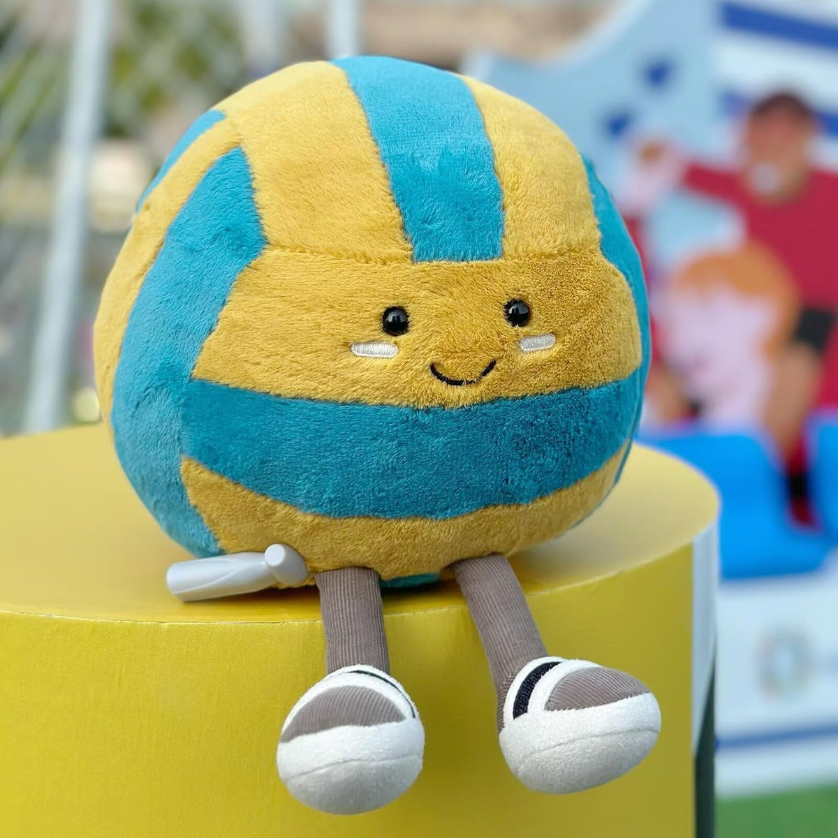 MUALML Linda almohada de felpa deportiva suave para voleibol, diver...