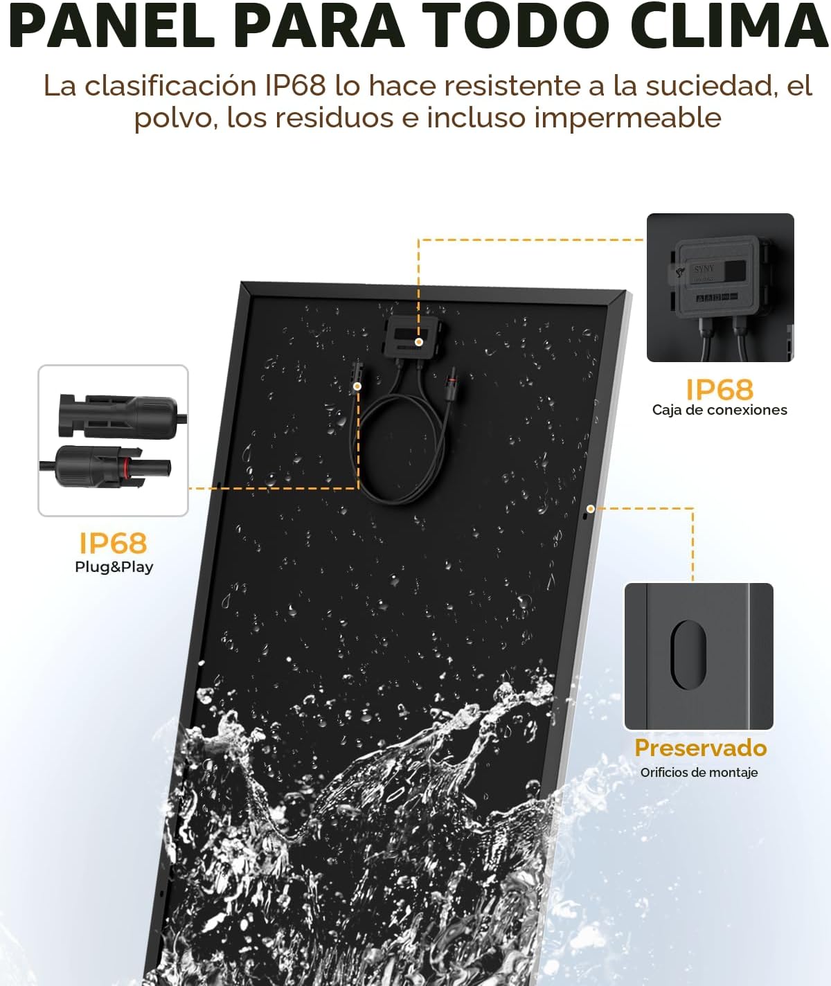 Panel solar de 1000 vatios, 200W paneles solares 5Pack 25% de alta...