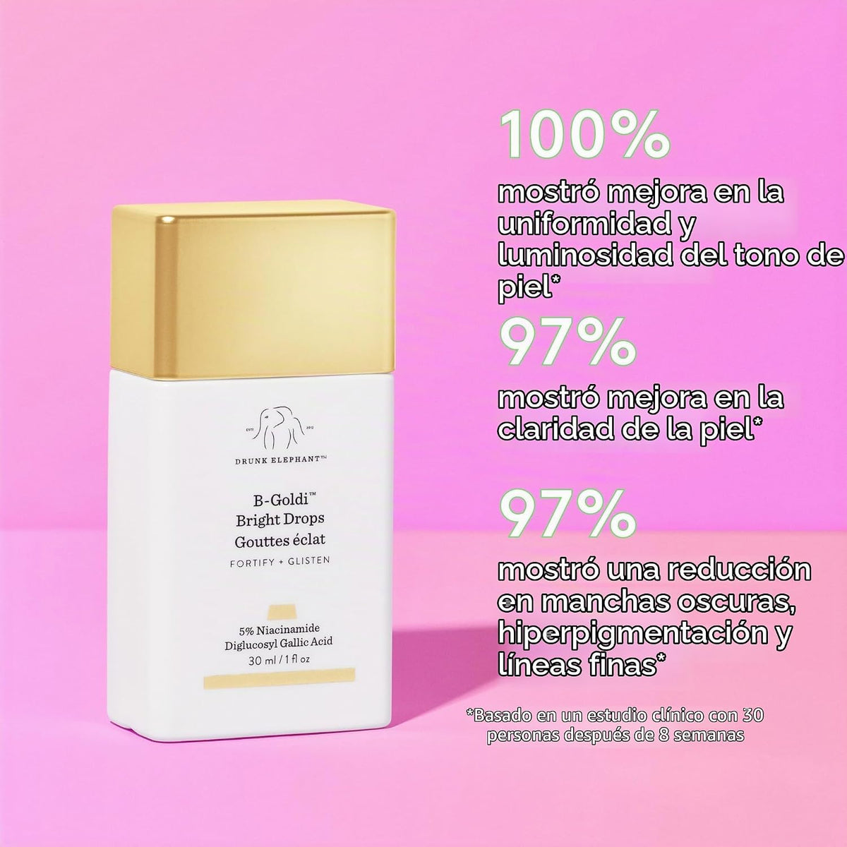 Drunk Elephant B-Goldi Bright Drops - 1.0 fl oz\/1 fl oz - Gotas de...