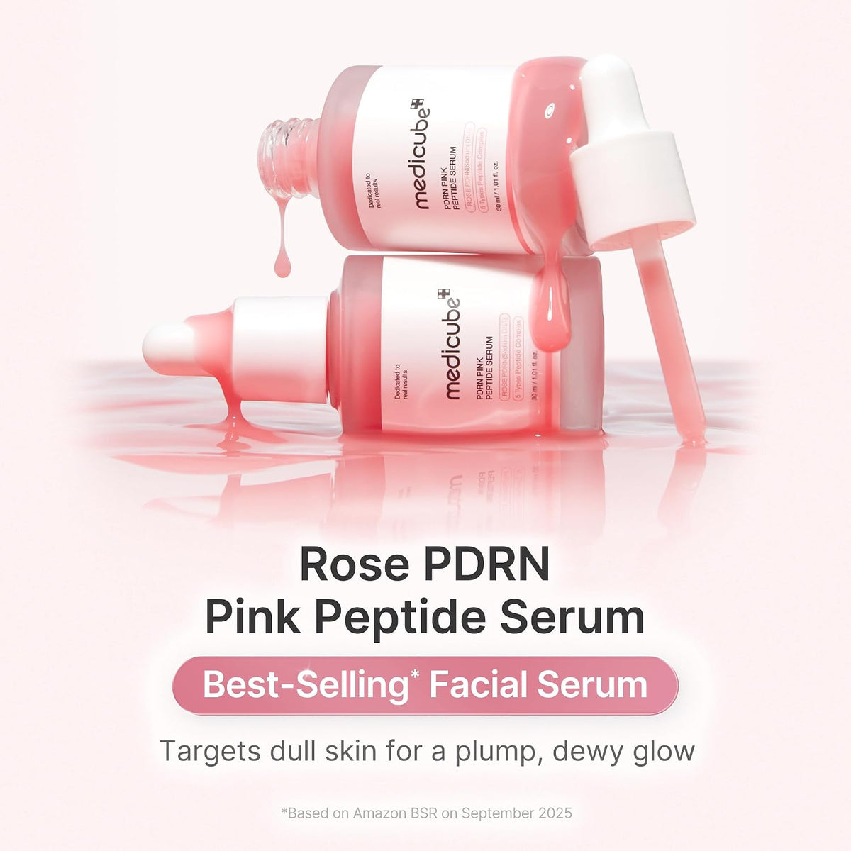 medicube Dual Serum Glow Duo - Suero NAD EGF y suero Rose PDRN