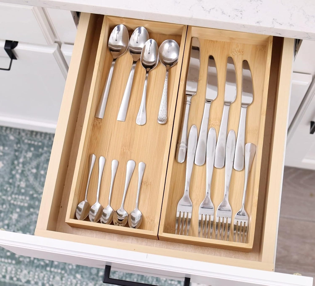 Fabsome Organizador de Cajón de Utensilios de Cocina, Contenedores...