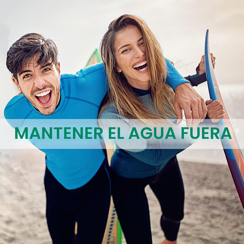 Tapones para los oídos de natación para adultos, 3 pares de tapones...