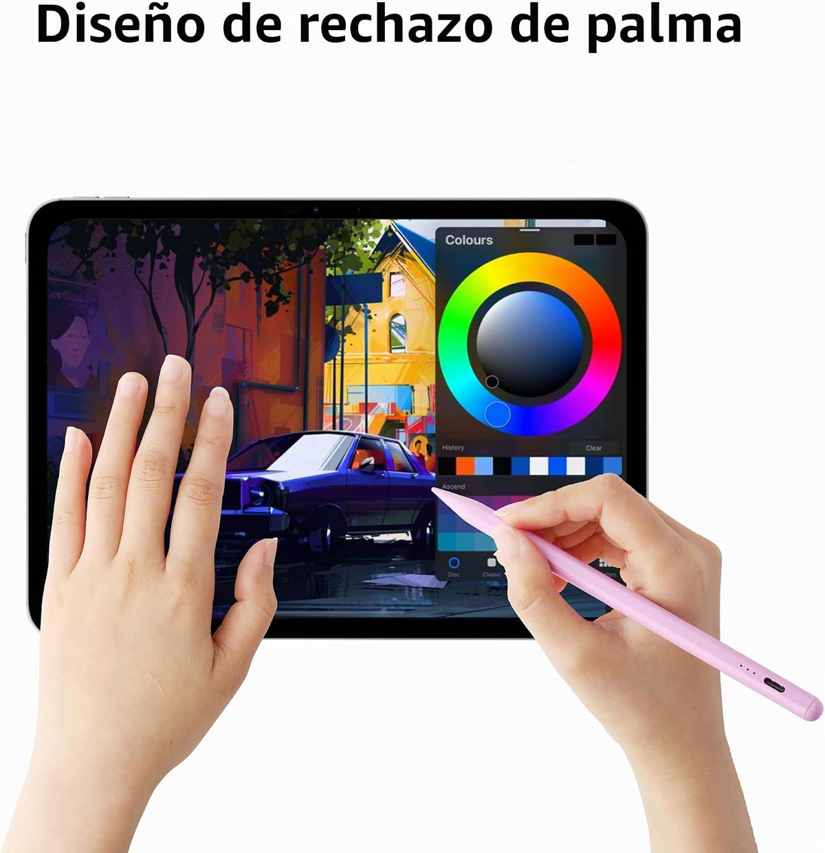 Lápiz capacitivo para iPad A16 11ª 10ª 9ª 8ª 7ª 6ª generación, iPad...