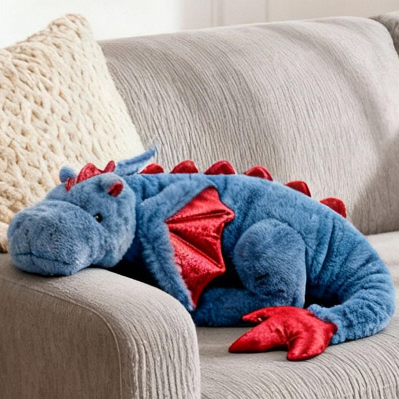 ARELUX - Almohada de animales de peluche grande de 36 pulgadas, lin...
