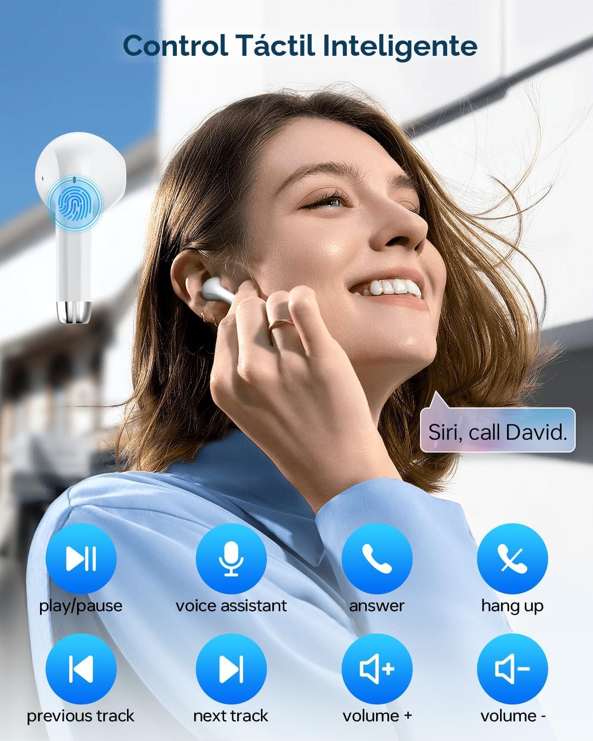 Auriculares inalámbricos KTGEE con Bluetooth 5,3, reproducción de 4...