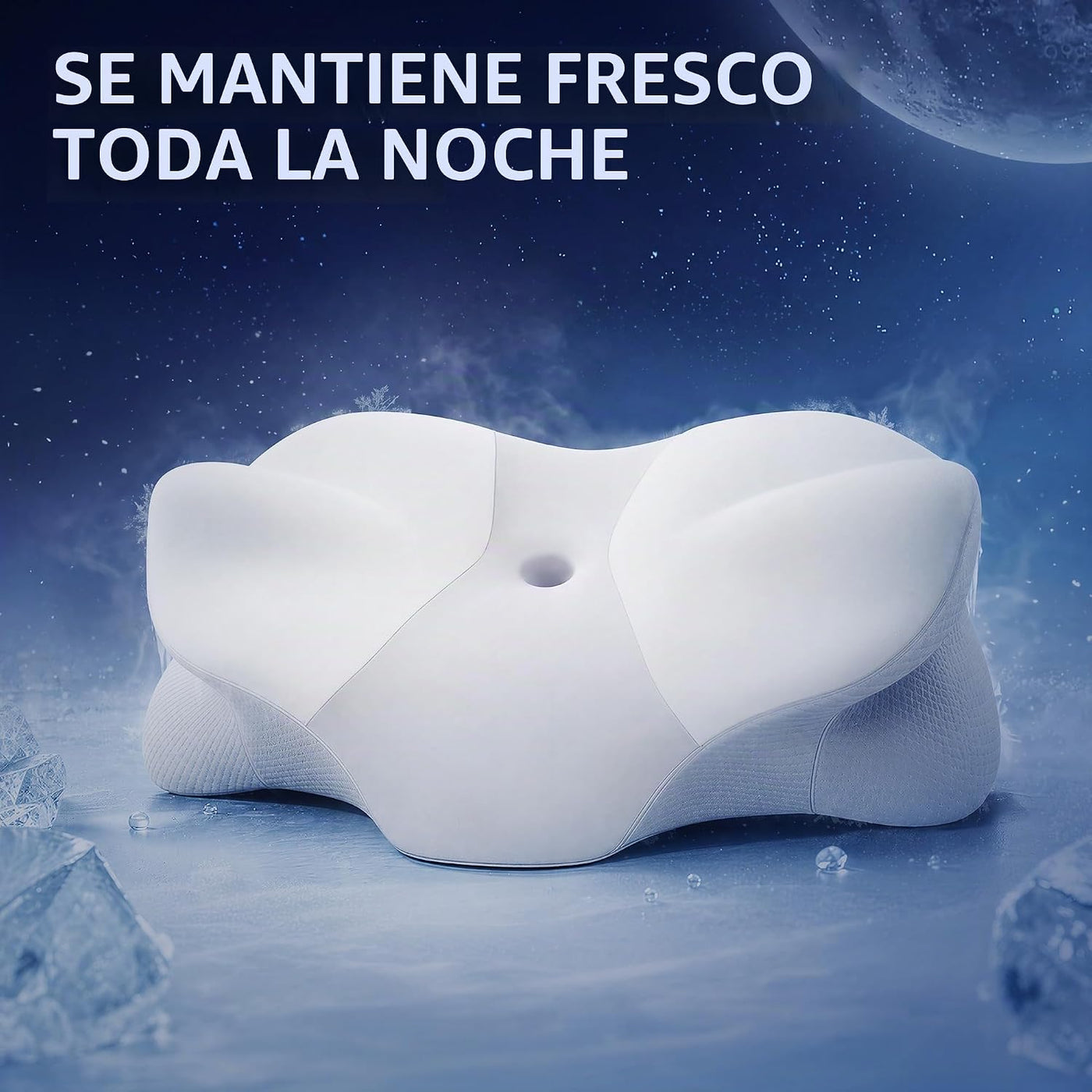 MEKEMOL Almohada cervical para el cuello para aliviar el dolor con...