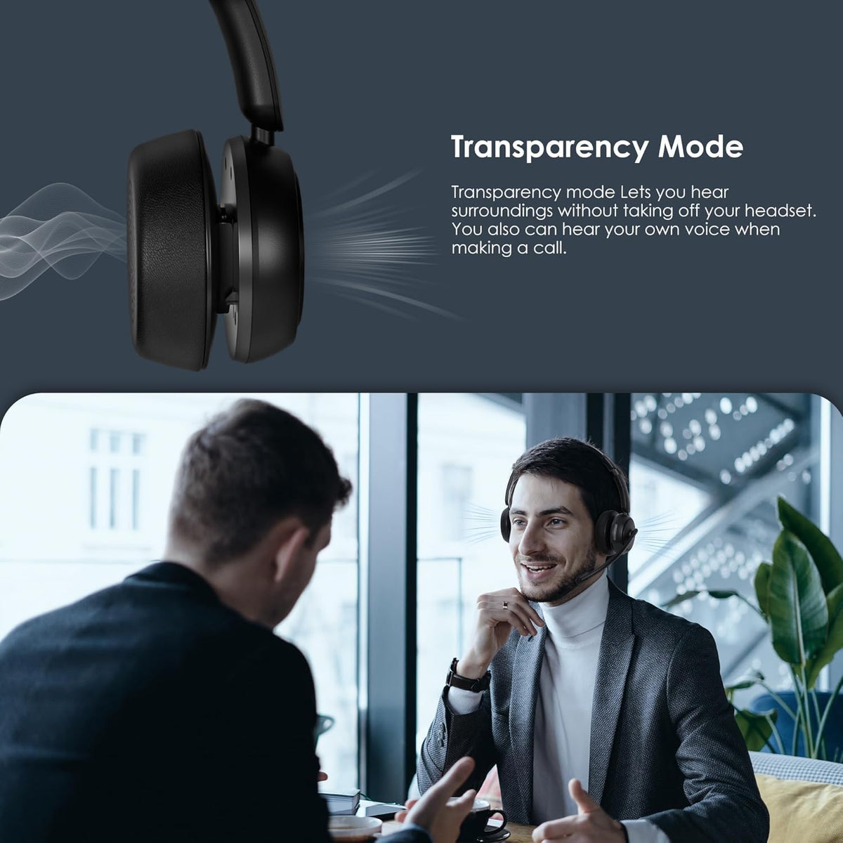 Actualice los auriculares inalámbricos ANC y ENC con micrófono para...