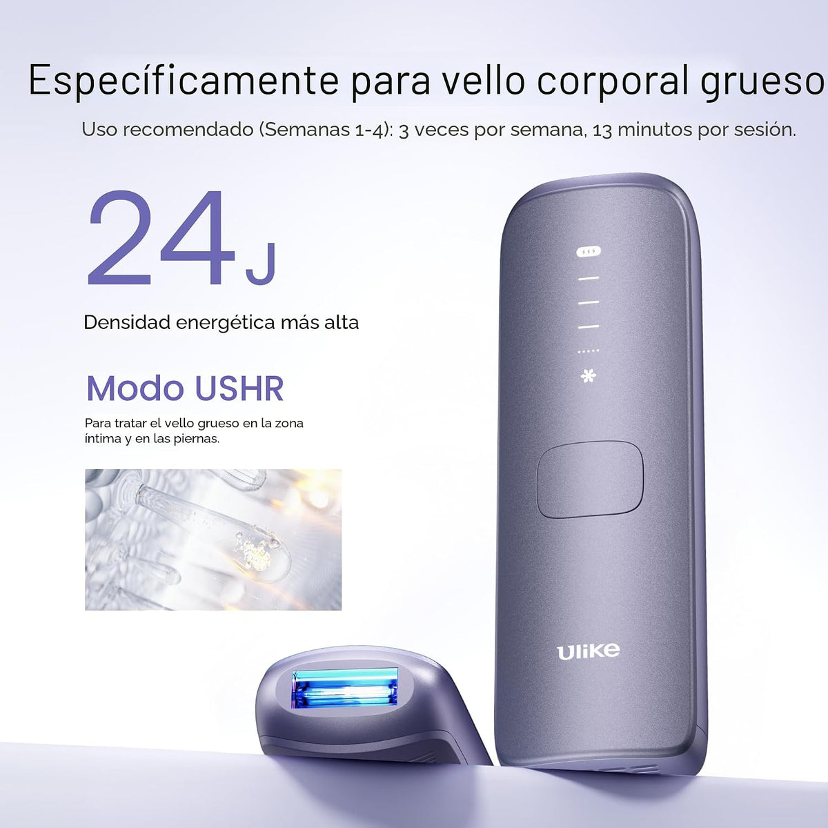 Dispositivo de depilación láser Ulike Air 4 IPL para mujeres y homb...